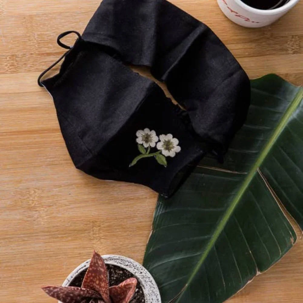 Wildflower FaceMask and Headband Combo